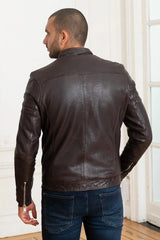 Ironclad Men Brown Leather Jacket - Taushif #