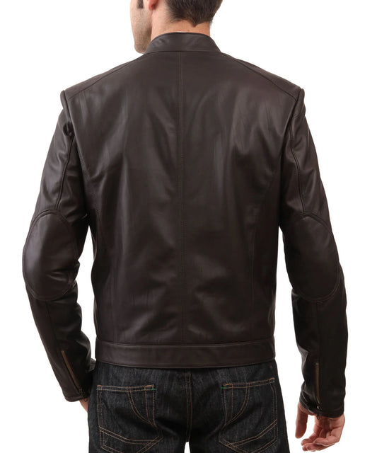 Men's Genuine Leather Jacket MJ 105