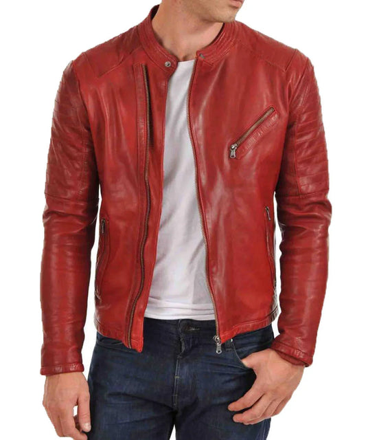 Men's Genuine Leather Jacket MJ 17