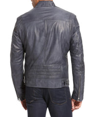 Men's Genuine Leather Jacket MJ 74