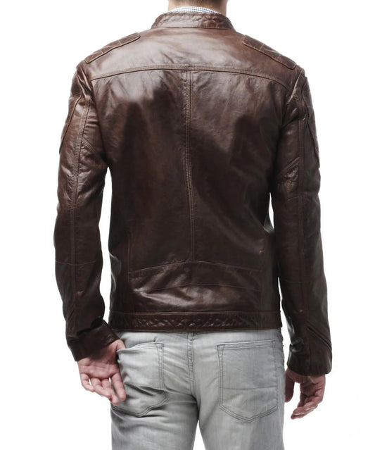 Men's Genuine Leather Jacket MJ 83